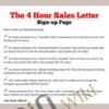 4 Hour Sales Letter - Justin Quick