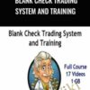 Blank Check Trading System and Training - Allen Sama