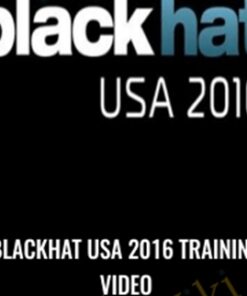 Blackhat USA 2016 Training Video