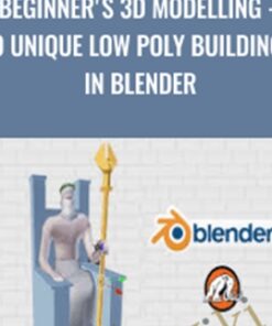 Beginner's 3D Modelling - 10 Unique Low Poly Buildings in Blender