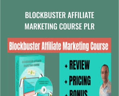 Blockbuster Affiliate Marketing Course PLR