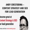Content Strategy And SEO For Lead Generation – Andy Crestodina – ConversionXL