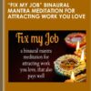 "Fix My Job" binaural mantra meditation for attracting work you love - Michael Davis Golzmane