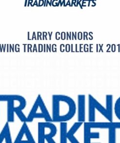 Swing Trading College IX 2010 - Larry Connors