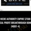 Niche Authority Empire $7500 (Local Profit Breakthrough Bonus)(Mod1-4)