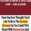 Platform Speaking Sales Boot Camp » Courses[GB]