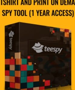 1 Tshirt and Print On Demand SPY Tool (1 YEAR ACCESS) – Teespy