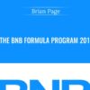 The BNB Formula Program 2017 - Brian Page