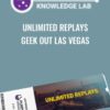 Unlimited Replays - Geek Out Las Vegas - Purpleknowledge Lab