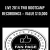 Live 2014 Two Bootcamp Recordings - Value $10,000 - Brian Moran