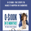 0-$100K -The Steps To Make It Happen In 9 Months