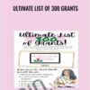 Ultimate List of 300 Grants By Ellie Talks Money