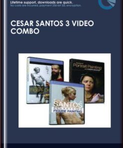 Cesar Santos 3 Video Combo - Figure Drawing, Figure Painting & Portrait Painting
