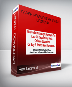 Ron Legrand - Paper Power (Day Event 02/2014)
