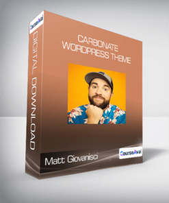 Matt Giovanisci - Carbonate WordPress Theme