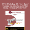 [Audio] BT10 Workshop 09 - Very Brief Therapy for Anxiety and Other Strong Feelings - Steve Andreas