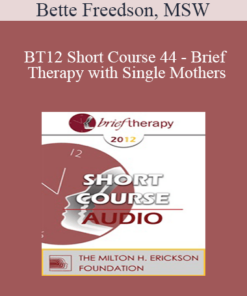 [Audio] BT12 Short Course 44 - Brief Therapy with Single Mothers: The Transformational Alchemy of Metaphor - Bette Freedson