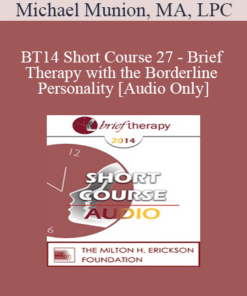 [Audio] BT14 Short Course 27 - Brief Therapy with the Borderline Personality - Michael Munion