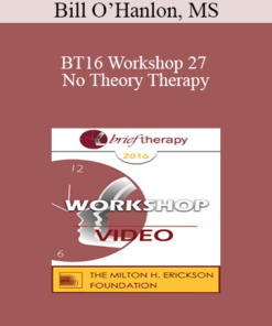 [Audio] BT16 Workshop 27 - No Theory Therapy: A Simple Way to Do and Think About Brief Therapy - Bill O’Hanlon