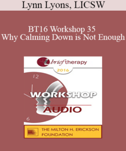 [Audio] BT16 Workshop 35 - Why Calming Down is Not Enough: Active Strategies to Help Anxious Kids and Parents - Lynn Lyons