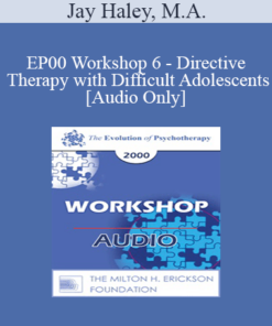 [Audio] EP00 Workshop 6 - Directive Therapy with Difficult Adolescents - Jay Haley