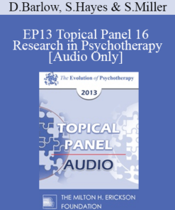 [Audio] EP13 Topical Panel 16 - Research in Psychotherapy - David Barlow