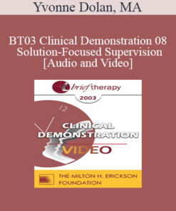 [Audio and Video] BT03 Clinical Demonstration 08 - Solution-Focused Supervision - Yvonne Dolan