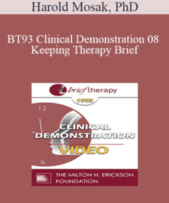 BT93 Clinical Demonstration 08 - Keeping Therapy Brief: The Use of Early Recollections - Harold Mosak