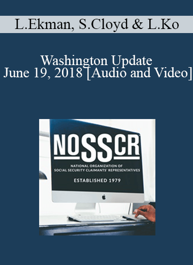 Lisa Ekman, Stacy Cloyd, Lea Ko - Washington Update June 19, 2018