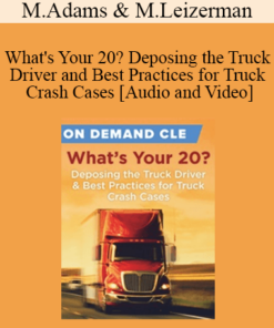 Trial Guides - What's Your 20? Deposing the Truck Driver and Best Practices for Truck Crash Cases