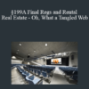 Bradley Burnett - §199A Final Regs and Rental Real Estate - Oh, What a Tangled Web