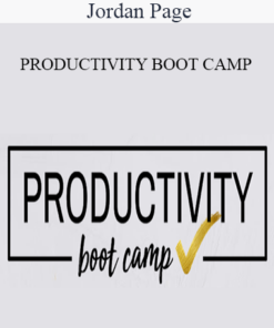 Jordan Page - PRODUCTIVITY BOOT CAMP