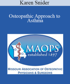 Karen Snider - Osteopathic Approach to Asthma