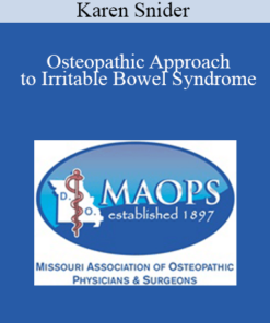 Karen Snider - Osteopathic Approach to Irritable Bowel Syndrome