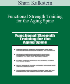 Shari Kalkstein - Functional Strength Training for the Aging Spine
