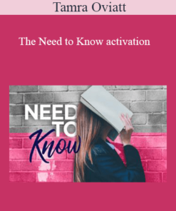 Tamra Oviatt - The Need to Know activation