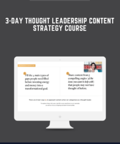 3 - Day Thought Leadership Content Strategy Course  -  Regina Anaejionu