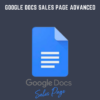 Google Docs Sales Page Advanced  -  Ian Stanley
