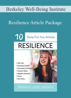 Berkeley Well Being Institute Resilience Article Package 250x343 1 » Courses[GB]