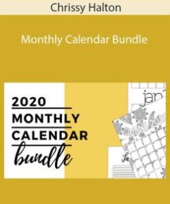 Chrissy Halton – Monthly Calendar Bundle