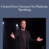 Marshall Sylver E28093 Closed Door Session On Platform Speaking 250x343 1 » Courses[GB]