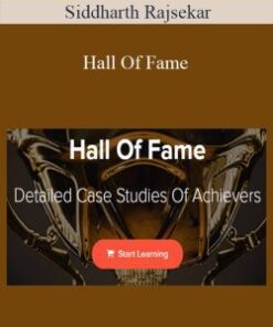 Siddharth Rajsekar – Hall Of Fame