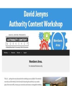 David Jenyns – Authority Content Workshop