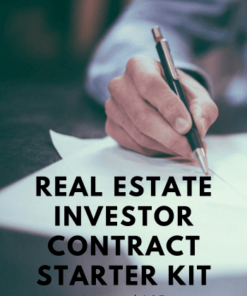 Real Estate Investor Contract Starter Kit Program by InvestwithACE