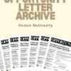 Opportunity Letter Archive Duston McGroarty » Courses[GB]
